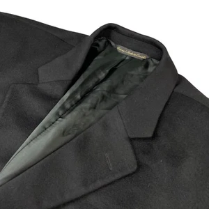 Saks Fifth Avenue x Loro Piana Men’s 100% Cashmere 3-Button Blazer Black • 44L - Picture 1 of 13