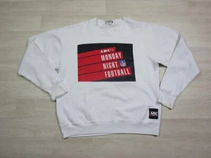 Vintage Nutmeg 1990's ABC NFL Monday Night Football Sweatshirt Large Rock N Roll - Picture 1 of 13