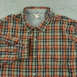 Carbon 2 Cobalt Shirt Mens 2XLT XXLT Blue Orange Flannel Hike Hunt Fish Shacket - Picture 1 of 15