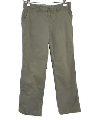 Horny Toad Womens Size 8 Khaki Chino Pants Green Canvas Stretch  Casual Hiking - Image 1 of 4