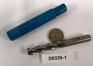 3/8" NIAGARA DOUBLE 3 FLUTE END MILL 3/8 SHANK   LOT OF 1 D0329-1 "F4 - Picture 1 of 4