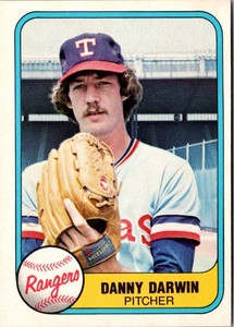 1981 Fleer Danny Darwin #632 Texas Rangers