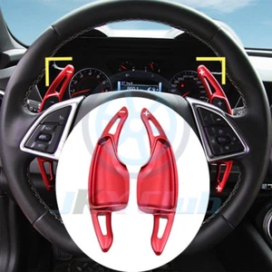 For Chevrolet Camaro 2016+ Parts Alloy Steering Wheel Shift Paddle Shifter Trim - Picture 1 of 7