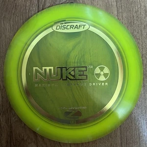 NEW Discraft Z Nuke PFN OOP Rare Golf Disc 172g Yellow - Picture 1 of 4