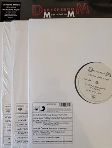 DEPECHE MODE Memento Mori Double RED VINYL + 3 x 12" White label Singles - Picture 1 of 4