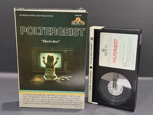 Poltergeist "They're Here" Beta Betamax Tape Horror 1982 - Imagen 1 de 3