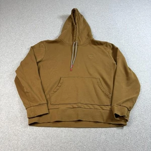 Topo Designs Hoodie Herren Large Braun Bio Baumwolle Pullover Logo Sweatshirt - Bild 1 von 9