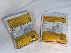 Kodak Professional Lot D-76 Developer Fixer Vtg 516 0296 0320 Film Sealed 2 New - Picture 1 of 15