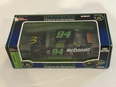 BILL ELLIOTT #94 McDonalds Ford Thunderbat 1995 1/24 Racing Champions New in Box - Image 1 of 4