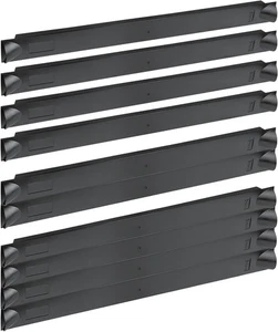 Tecmojo 1U Blank Panel, Plastic Rack Toolless/10 Pack, Black  - Picture 1 of 6