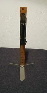 Vtg Pin It Skirt Marker 21" Textile Hem Marker Adjustable Wood Ruler USA ORCO - Picture 1 of 8