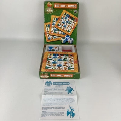 Dinosaur Train Big Roll Bingo Preschool Game PBS Kids 2010 Pressman Henson - Image 1 of 4