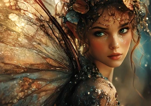 Fairy Canvas Picture Print Wall Art - Picture 1 of 8