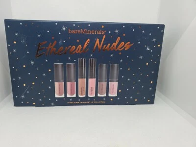 Nuevo en Caja bareMinerals Ethereal Nudes Lip Collection 6 Piezas Gen Nude Foto 1 de 2
