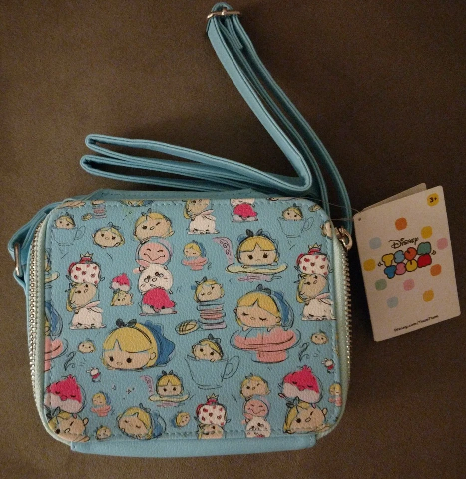 Disney Store Alice in Wonderland Tsum Tsum Crossbody Purse Handbag NWT - Photo 1/1