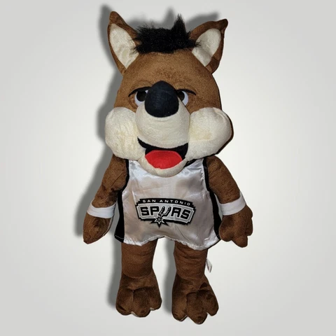 San Antonio Spurs 2006 NBA Plush Mascot Coyote 18in Cover