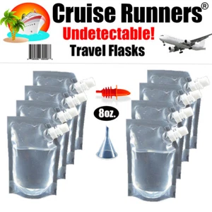 Cruise Ship Flask Kit Rum Runners For Cruise Alcohol Liquor Smuggle Booze Sneak - Picture 1 of 20
