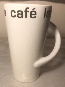 TALL latte aroma cafe mug twisted handle - Picture 1 of 4