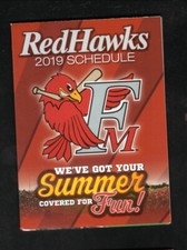 Fargo-Moorhead RedHawks--2019 Pocket Schedule--Coke--American Association