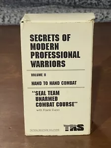 Secrets of Modern Professional Warriors Vol II Hand 2 Hand Combat Preowned 2xVHS - Picture 1 of 5