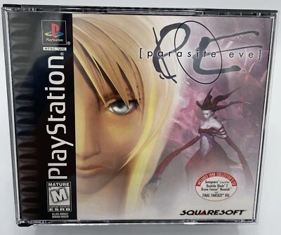 Parasite Eve PlayStation 1 PS1 Complete CIB + Demo + Registration Black Label - Image 1 of 4
