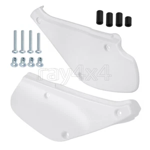 Par de guardabarros de panel de cubierta lateral izquierdo y derecho blanco para Honda XR80R XR100R 1988-2000 - Imagen 1 de 11