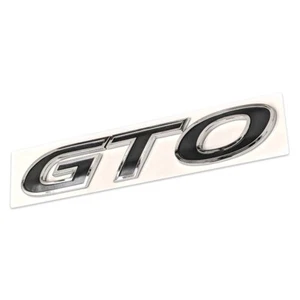 Genuine HSV Badge GT0 Grey w/ Chrome Rim for VY GTO Coup'e Coupe Side Badge 1pc - Picture 1 of 2