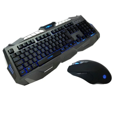 KIT TASTIERA MOUSE GAMING MYKA 7 COLORI LED CAMBIO COLORE KIT-G74 ERGONOMICO