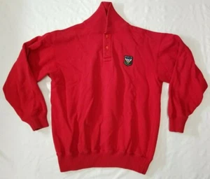 Polo Ralph Lauren maglione collo scialle uomo tg M RL rosso vintage logo stemma - Foto 1 di 7