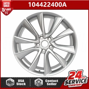 For Tesla Model 3 2017 2018 2019-2021 19" Sport OEM Wheel Rim Silver 104422400A - Picture 1 of 17