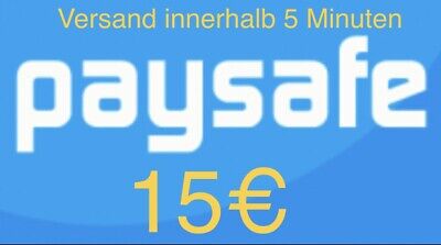 Paysafe 15€ Versand In 5 Min - Beschreibung Durchlesen • 21.90€