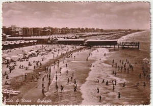 LIDO DI ROMA - SPIAGGIA - VIAGG. 1953 -61334- - Picture 1 of 1