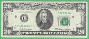 Series 1969 $20 Federal Reserve Note Fr.2067-H* (56316) - Picture 1 of 2