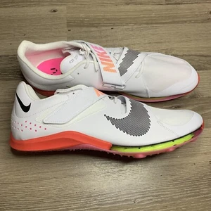 Nike Air Zoom LJ Long Jump Elite Rawdacious White DJ5258-100 Men's US Size 15 - Picture 1 of 4