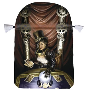 Steampunk High Priestess Tarot Card Bag Pouch - Picture 1 of 1