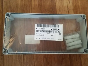 Anillo de extensión Pierce 63-1093, Nema 4X caja patio, Fibox 8730152 15"x7,5"x2" - Imagen 1 de 4