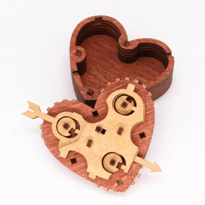 Tin Woodman's Heart - Schatzkiste mit Schloss - iDventure | 8 Teile