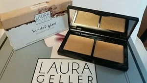 Genuine LAURA GELLER Hi-Def Glow Illuminator Duo Palette in Heart of Gold - Picture 1 of 3