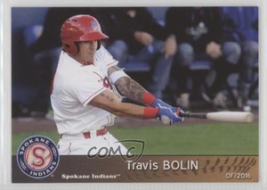 2016 Grandstand Spokane Indians Travis Bolin #10