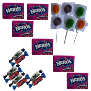 Nerds Showbag - Mini Nerds Lollipops Chews Packed In A Nerds Bag party Favours - Picture 1 of 3