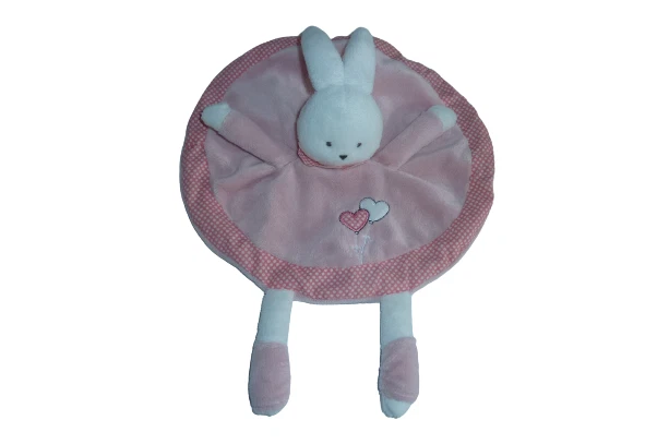 Doudou lapin plat très bon état SOS Doudou Kimbaloo - Photo 1/1