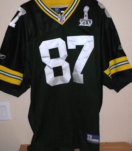 Green Bay Packers Jordy Nelson Jersey Super Bowl On Field Reebok Men Sz 54 - Picture 1 of 3