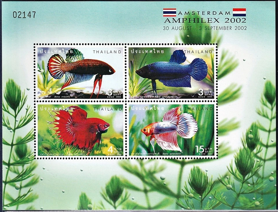 AMPHILEX 2002 embalaje original en Tailandia 2002 Fighting Fish SS Foto 1 de 1