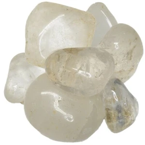1/2 lb Crystal Quartz Tumbled Stones - Grade 1 - XXLarge - 1.75" to 2.5" Avg. - Picture 1 of 3