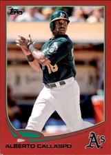 2013 Topps Update Target Red Border #US241 Alberto Callaspo  Oakland Athletics