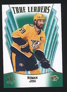 2021-22 Upper Deck SP Authentic ROMAN JOSI True Leaders GREEN #TL-14 Predators