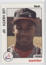 1990 Best Sumter Braves Lee Heath #5