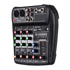 4- Compact Mixing Console Digital Audio Mixer  MP3 for Music Recording J3P9