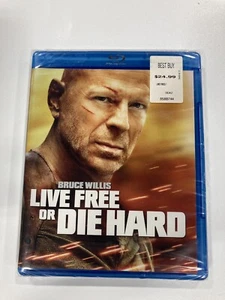 Live Free or Die Hard (BluRay Movie) Bruce Willis NEW Factory Sealed - Picture 1 of 4