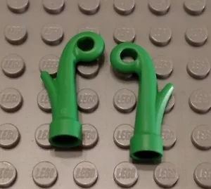 LEGO Lot of 2 Bright Green Plant Grass Stem Pieces - Picture 1 of 1